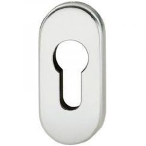 PT-Rosette coulissante porte,PZ, 0 17 1766,oval,F69 matt