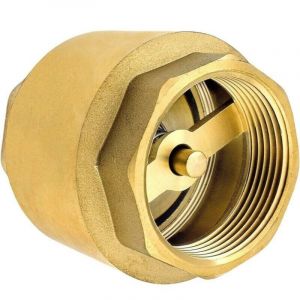 Clapet anti-retour de 1 pouce en laiton de haute qualit&eacute; robuste, antirouille et &eacute;tanche pour une pompe, une fontaine, une machine &agrave; laver, un