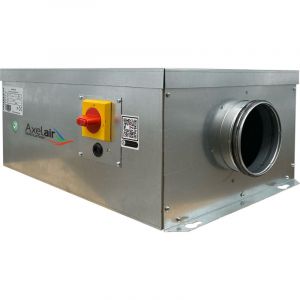 Caladair - minimax - Caisson d'extraction simple flux pour le tertiaire Ø125 - 340 m³/h - Laine de verre 25mm + Filtre
