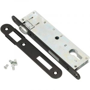 Kotarbau - Serrure à mortaiser 72 / 34 pz contre-plaque de serrure de porte battante Galvanisé Univer. Serrure de porte à cadre tubulaire Serrure de