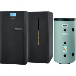 Pack chaudi&egrave;re granul&eacute;s CPA 24 De Dietrich avec silo + ballon tampon 200 L