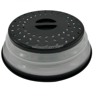 BEBUSINGOTO 1 Pi&egrave;ce Cloche Micro Ondes-sans BPA -Couvercle Micro-Ondes 3en1-Cloche pour Micro Onde Retractable Anti Vapeur et Fonction