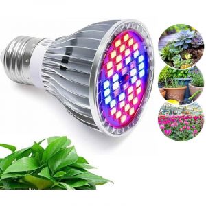 30W 40LED &Eacute;l&egrave;vent La Lumi&egrave;re Ampoule - &agrave; Spectre Complet E27 LED Eclairage horticole Plante Ampoule pour，7 Longueur d'Onde -Applicable &agrave; Les Plantes