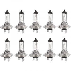 Bluedeer - 10pcs H7 12V 55W ampoules super lumineuses ampoule halogène xénon longue durée de vie pour feu de croisement feux de route