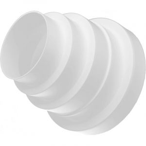 Parkside - Adaptateur universel pour réduction de tuyau, tuyau de réduction en plastique, diamètre 80-100-120-125-150mm, tuyau de ventilation et tube