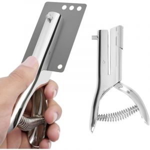 Perforatrice 1 Trou - Perforeuse 1 Trou Portative Diam&egrave;tre Trou 6 mm - Profondeur 5 cm - Capacit&eacute; 20 Feuilles - Collecte des D&eacute;chets - Poinconneuse