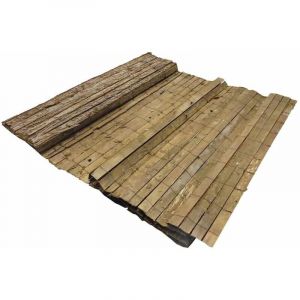 Nature - Canisse en &eacute;corce lle de pin - Rouleau de 3 m de long, Hauteur 1 m