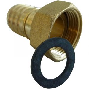 Raccord 2 pi&egrave;ces cannel&eacute; 6 pans 25mm - 26x34 vrac