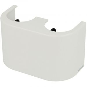 Coffrage design Simplex blanc pour bloc robinet bitube droit
