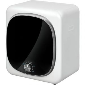 S&eacute;choir linge portable - 800W 60&deg;C max. - 5 modes - installation murale ou &agrave; poser - blanc noir