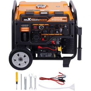 Maxpeedingrods - ats Groupe electrogene silencieux 5.5KW Inverter g&eacute;n&eacute;rateur electrique 4 temps D&eacute;marrage &agrave; essence 5500W