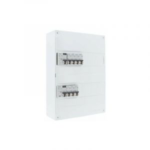 Siemens Tableau &Eacute;lectrique Pr&eacute;&eacute;quip&eacute; 2 Rang&eacute;es 2id 40a 7 Disjoncteurs Sie006385