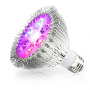 Spot lumineux pour plantes &agrave; LED E27 21W semis de fruits et l&eacute;gumes lumi&egrave;re de remplissage de plantes en pot