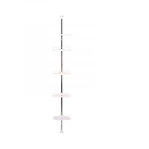 Aafgvc - Etagère de douche télescopique 100-320 cm Etagère de douche réglable en hauteur sans perçage Etagère télescopique Etagère d'angle avec 4