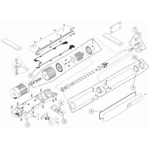 Serrure complète 0SLSE pour Silver 1b-1bh-40b-4bh Ditec 0slse Entrematic Pièce de rechange