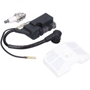 Bobine d'allumage de tron&ccedil;onneuse, kit de filtre &agrave; air de bobine d'allumage Stable pour 4500 pour 5200 pour tron&ccedil;onneuse 45cc