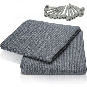Swanew Tapis de tente Auvent tapis étanche camping tapis tente sol extérieur tente bâche pique-nique couverture caravane , Gris, 250x250CM