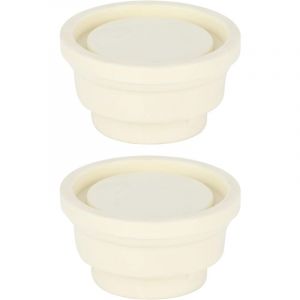 2 Pièces Tampon en Caoutchouc pour Piscine, Protecteur Pare-Chocs pour Piscine Bouchon, Accessoire de Piscine de Pare-Chocs de sécurité d'échelle de