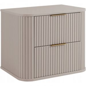 Rodan Armoires de salle de bain 60cm Beige Mat - Bois L/H/P 60/52/41cm ELEGANCE Meuble sous-vasque, Meubles de salle de bain, Meubles bas, Lavabo