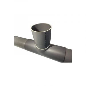 Espinosa - Selle de branchement pvc 125x125 mm &agrave; 90 degr&eacute;, long de 30cm.