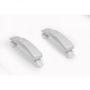 Kit de pieds avec roulettes pour convecteurs de la série Sirio Radialight Sirio ACSIR001 blanc
