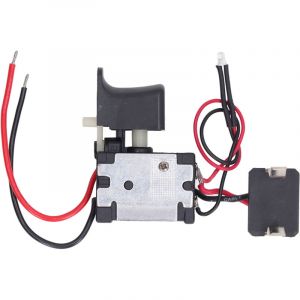 Perceuse sans fil, interrupteur &agrave; g&acirc;chette, batterie au Lithium, cl&eacute; &eacute;lectrique, contr&ocirc;le de vitesse avec lumi&egrave;re 7.2-24V