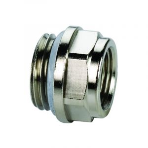 Bouchon de r&eacute;duction simple F10705 standard, laiton nickel&eacute;, g 2000 / 2 MxG 3/8 f