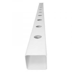 Platinium - Système aéroponique Tube Aero 10 pvc blanc - 200 x 10 x 10 cm