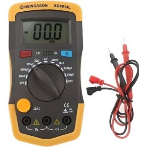 Multim&egrave;tre digital Condensateur Capacim&egrave;tre testeur 6013 XC6013L jaune