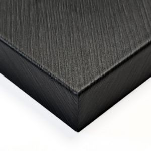 DIMEXACT - Rev&ecirc;tement mural effet bois d'&eacute;b&egrave;ne noir - 60 cm x 0.5 m - En Rouleau