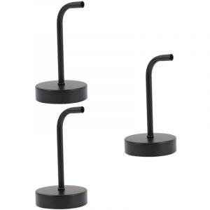Lot de 3 appliques murales à bras pivotant, lampe suspendue noire, support de lampe murale, poteau de lampe, accessoires de lampe murale en fer forgé