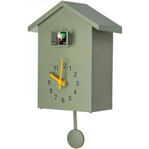 Horloge Murale de Style scandinave Horloge Coucou par la fen&ecirc;tre Petite Horloge horaire d'oiseaux adapt&eacute; pour Un Usage Domestique