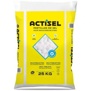 Pastilles de sel pour adoucisseur LES SALINS DU MIDI Aqua Excell 25 kg