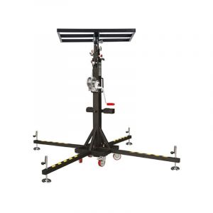 Matisère - Monte charge 150kg avec plateau pliant plein 450x440mm - ipn, poteaux, store banne, etc. - LP150-PPP2