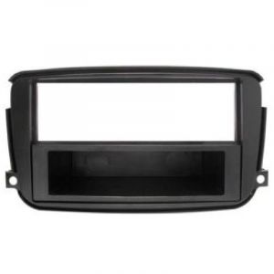 Facade autoradio 1DIN compatible avec Smart Fortwo ap10 - avec vide poche