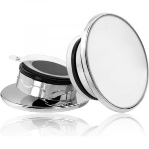 Miroir d'angle mort voiture 2 pi&egrave;ces ventouse HD 360&deg; r&eacute;glable grand angle convexe pour v&eacute;hicule moto camion SUV