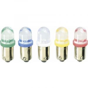 Barthelme 59092413 Voyant de signalisation LED vert BA9S 24 V/DC, 24 V/AC D53698