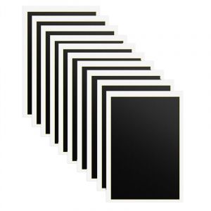 Papier de Marquage Gravure Laser, 10 PièCes Couleur Laser pour Graveur 15,4 X 10,6 Pouces Noir CéRamique Verre MéTallique