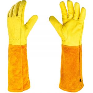 Gants Jardinage Femme/ Homme Gants De Jardinage Cuir Cadeau Jardinage Outillage Gants Anti Coupure Gants Rosiers Epineux Outils Jardinage Long Gant