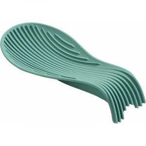 Support de cuill&egrave;re en silicone, plateau de cuill&egrave;re, plateau de cuill&egrave;re en silicone antid&eacute;rapant &eacute;paissi, support de cuill&egrave;re de cuisine r&eacute;sistant