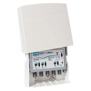 Amplificateur sur mât Fracarro map pro 5G à 3 entrées +dab, uhf 223770