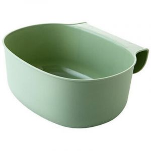 Coupelle de Collecte pour D&eacute;chets Cuisine - Bac Poubelle Collecteur pour Plan de Travail - R&eacute;cipient &agrave; Accrocher - Meuble de Cuisine &agrave; Suspendre