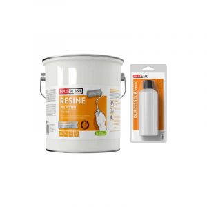 Soloplast - R&eacute;sine polyester type eco 5 kg avec durcisseur