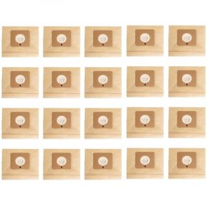 Lot de 20 Sacs de Rechange Compatibles avec Rowenta ZR003901 Compacteo accessimo / City Space / Mini Space Aspirateur,Replacement Sacs RO1717 RO1733