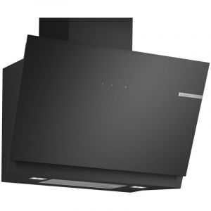 Bosch - Hotte décorative inclinée 80cm 432m3/h noir DWK81AN60