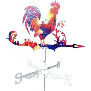 Outils de jardinage, girouette coq en m&eacute;tal, d&eacute;corations de jardin, ornements de style campagnard, cl&ocirc;tures de toit ext&eacute;rieures, statues d'ext&eacute;rieur,