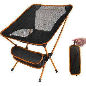 NOLUXA Chaise de Camping Pliante Chaise de p&ecirc;che Chaise de Plage compacte Ultra l&eacute;g&egrave;re Chaise Pliante Chaise Pliante Chaise d'ext&eacute;rieur avec Sac de