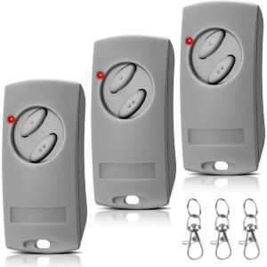 T&eacute;l&eacute;commande de porte de garage 433,92 MHz pour EcoStar RSE2433, RSC2433, RSZ1433, 3c Had Tramitter pour Horma EcoStar Liftroic 500700800 pour