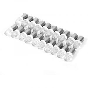 20 Pcs T11 T4W BA9S H6W 1895 Convexe 1 LED Auto Voiture LED Blanc Tableau de Bord Ampoule