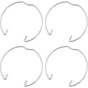 36 pi&egrave;ces anneau &agrave; ressort 50mm pour spot GU10 MR16 anneau &agrave; ressort anneau de fixation clip pour ampoules LED halog&egrave;ne ou spots encastr&eacute;s en argent.